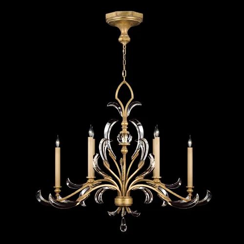 Brylee Candle  Oblong Chandelier 44"