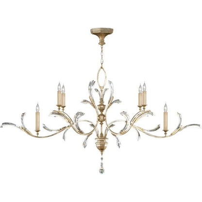 Brylee Candle Oblong Chandelier 74"