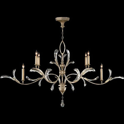Brylee Candle Oblong Chandelier 74"