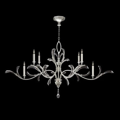 Brylee Candle Oblong Chandelier 74"
