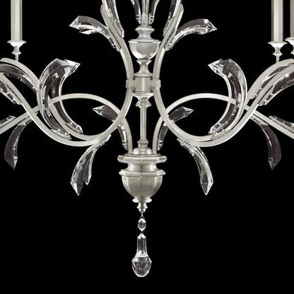 Brylee Candle Oblong Chandelier 74"