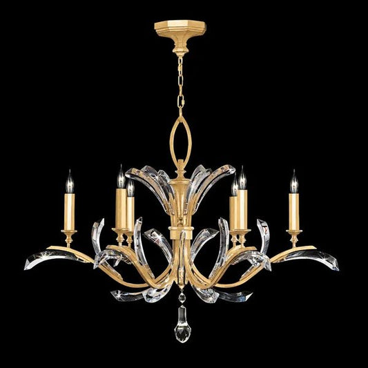 Brylee  Candle  Round Chandelier 42"
