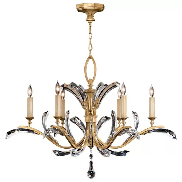 Brylee  Candle  Round Chandelier 42"