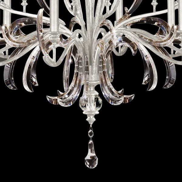 Brylee Candle  Arcs  2-Tier Chandelier 57"