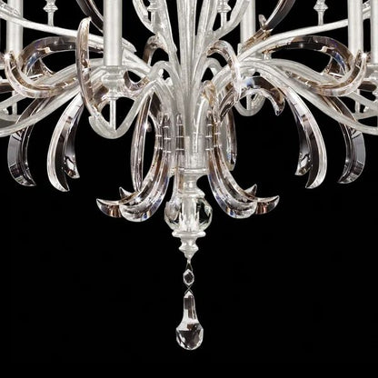 Brylee Candle  Arcs  2-Tier Chandelier 57"