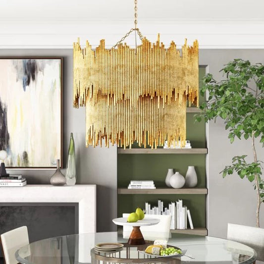 Quella 8 Lights  2-Tier Chandelier