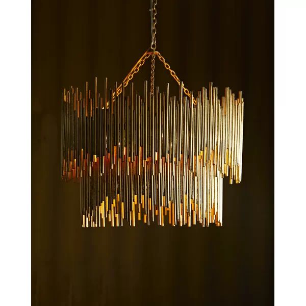 Quella 8 Lights  2-Tier Chandelier