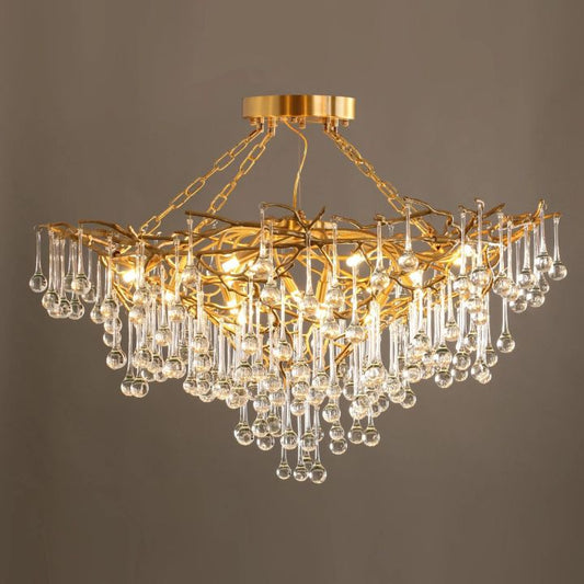 Csaba Anita Brass Chandelier