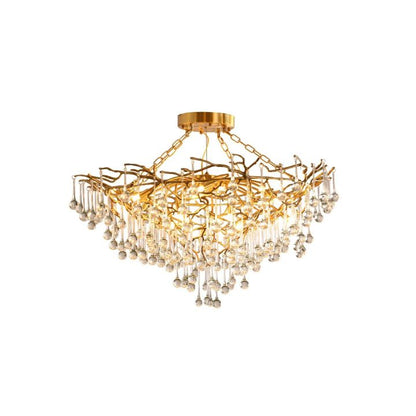 Csaba Anita Brass Chandelier