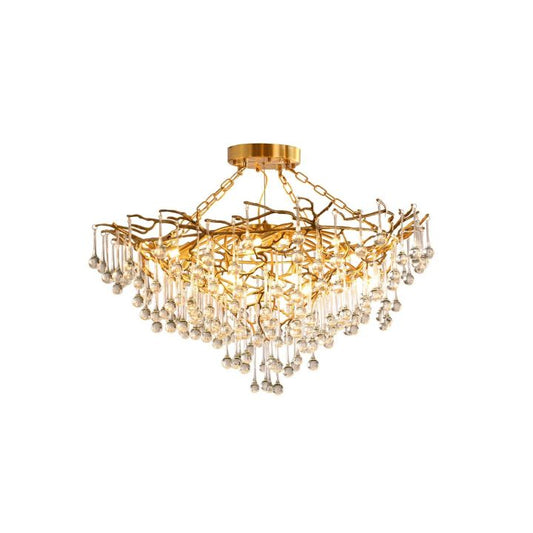 Csaba Anita Brass Chandelier