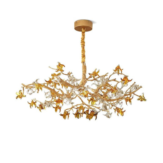 Xzavier  Aosta Brass Branch Chandelier
