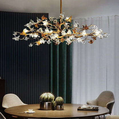 Xzavier  Aosta Brass Branch Chandelier