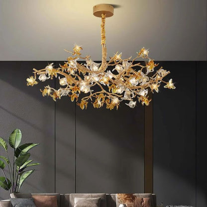 Xzavier  Aosta Brass Branch Chandelier