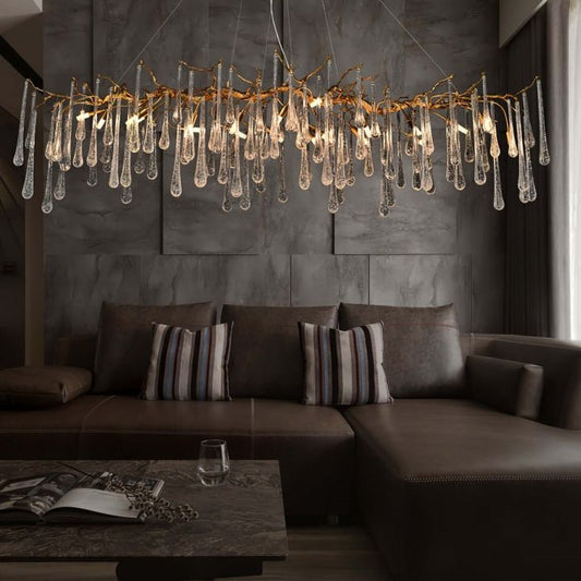 Xzavier Aqua Makrama Chandeliers