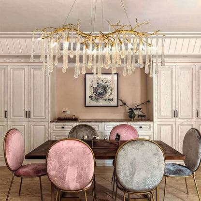 Xzavier Aqua Makrama Chandeliers