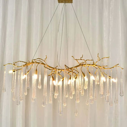 Xzavier Aqua Makrama Chandeliers