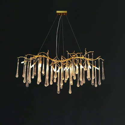 Xzavier Aqua Makrama Chandeliers
