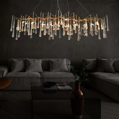 Xzavier Aqua Makrama Chandeliers
