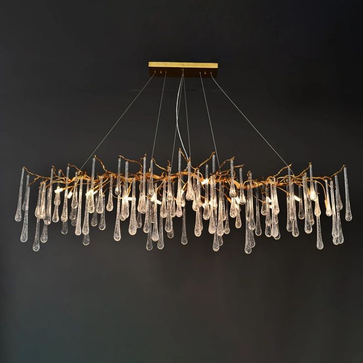 Xzavier Aqua Makrama Chandeliers