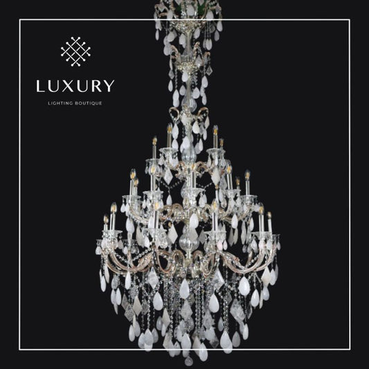 Eternity Classical 30 Lights Pure Rock Crystal Chandelier