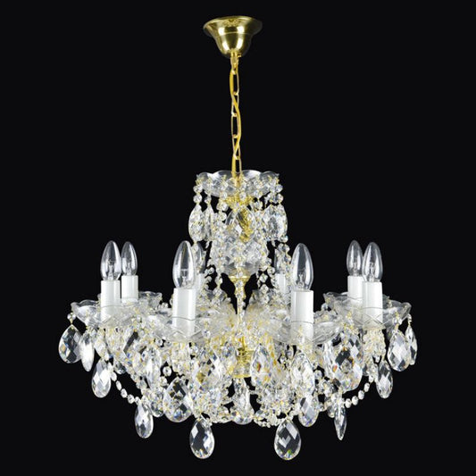 Eternity Clesy 8 Light Crystal Glass Chandelier