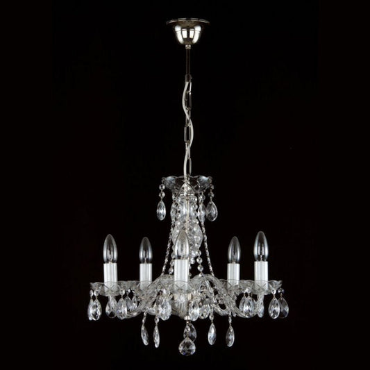 Eternity Classical  Finesse 5 Lights Crystal Chandelier