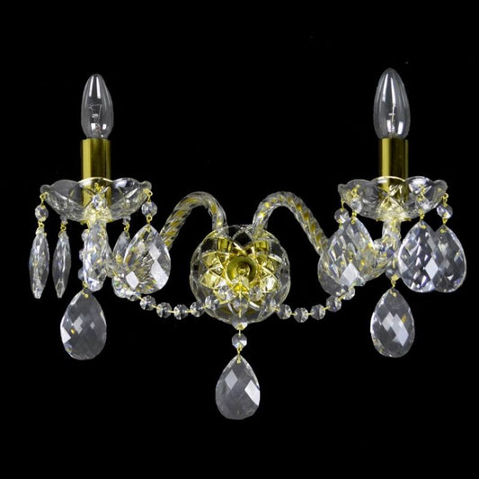 Eternity Classical  Maniera 2 Lights Crystal  Wall Light