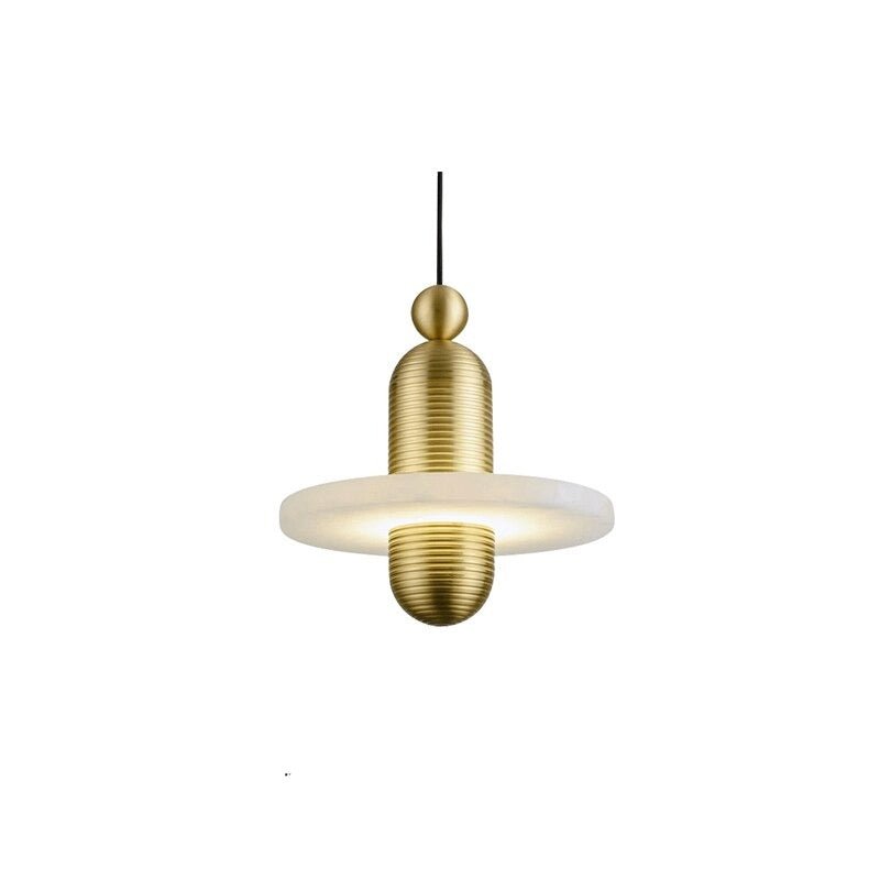 Alabaster Zein  UFO Pendant Light
