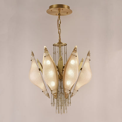 Odin Flower Crystal Pendant Chandelier