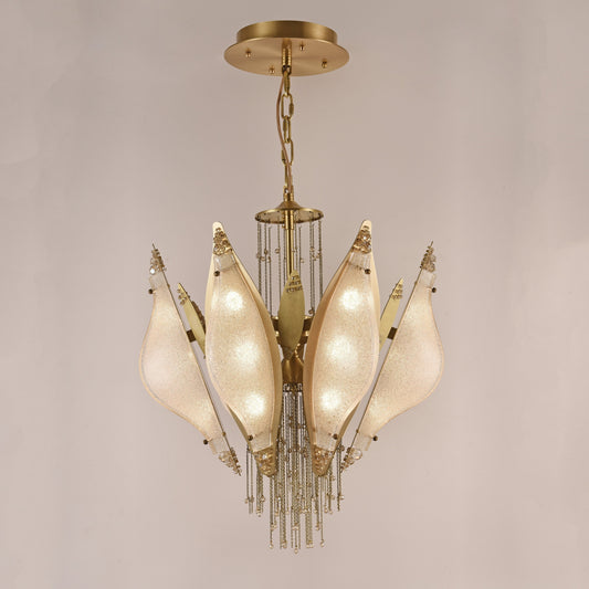 Odin Flower Crystal Pendant Chandelier
