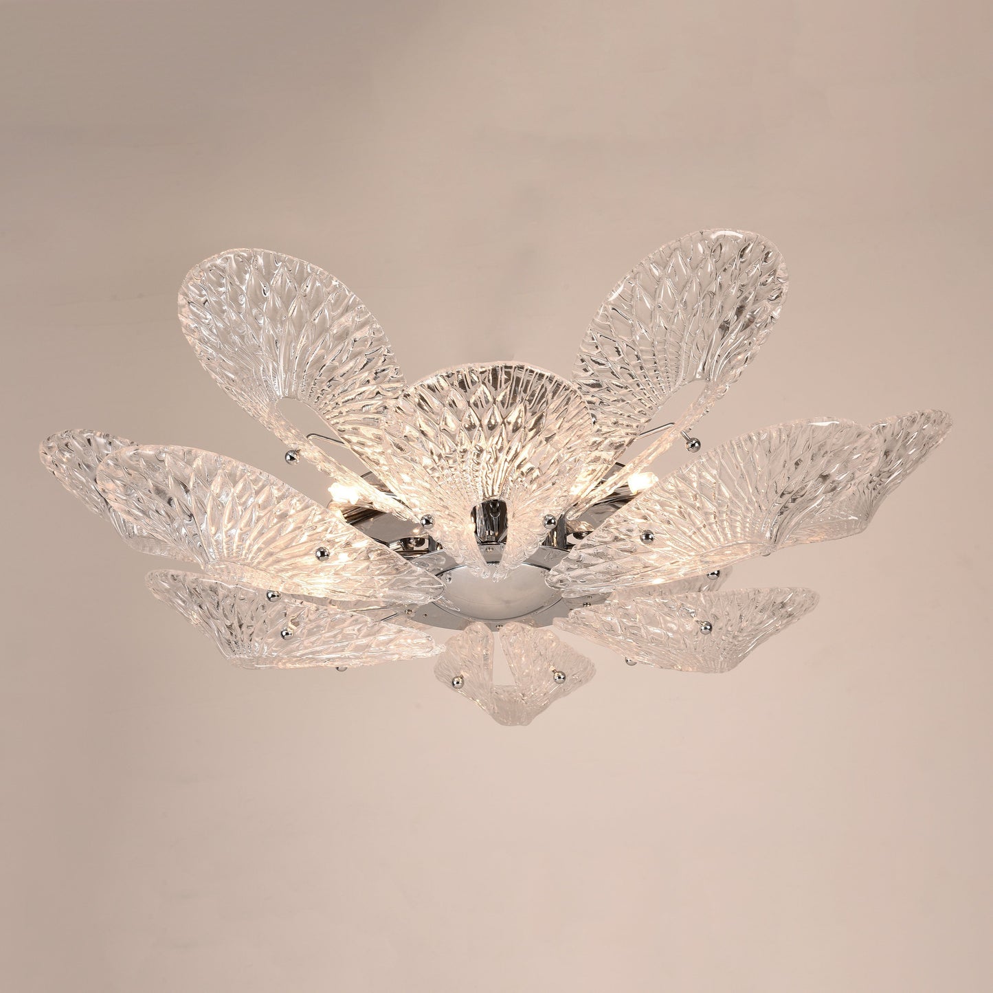 Xenia Murano Glass Flower Chandelier