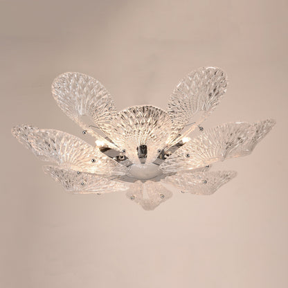 Xenia Murano Glass Flower Chandelier