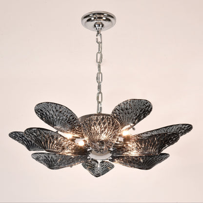 Xenia Murano Glass Flower Chandelier