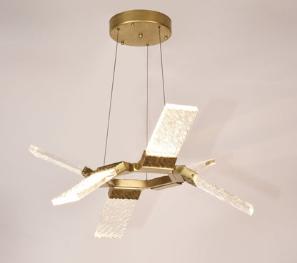 Alixy  Round  Wing  LED Crystal Chandelier