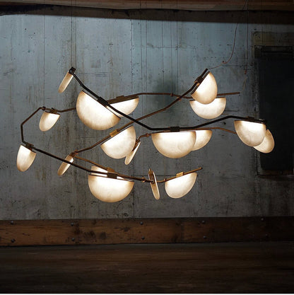 Alabaster Zilpha Modern Artistic Ceiling Chandelier