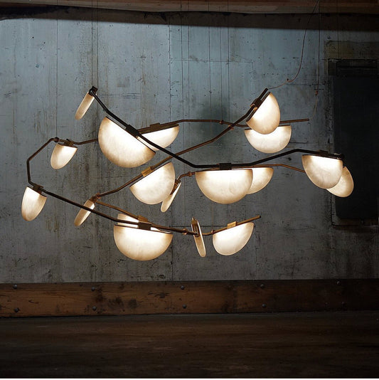 Alabaster Zilpha Modern Artistic Ceiling Chandelier
