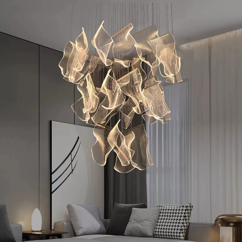 Acrylic Modern Branch  Chandelier Ceiling  Light