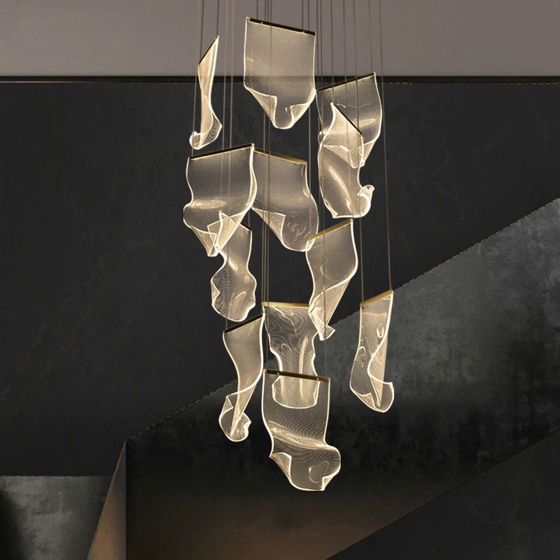 Acrylic Modern Branch  Chandelier Ceiling  Light