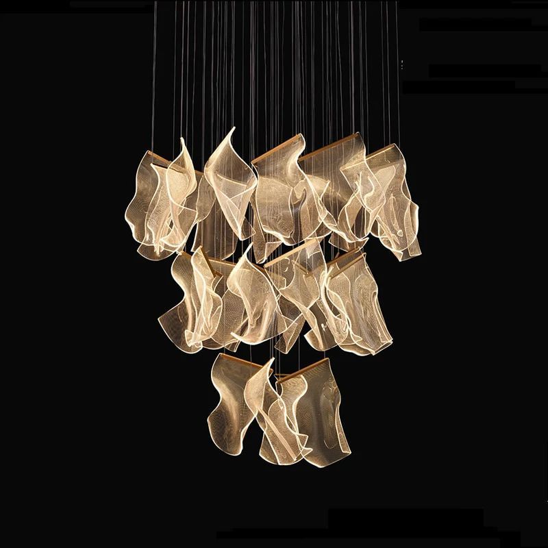 Acrylic Modern Branch  Chandelier Ceiling  Light