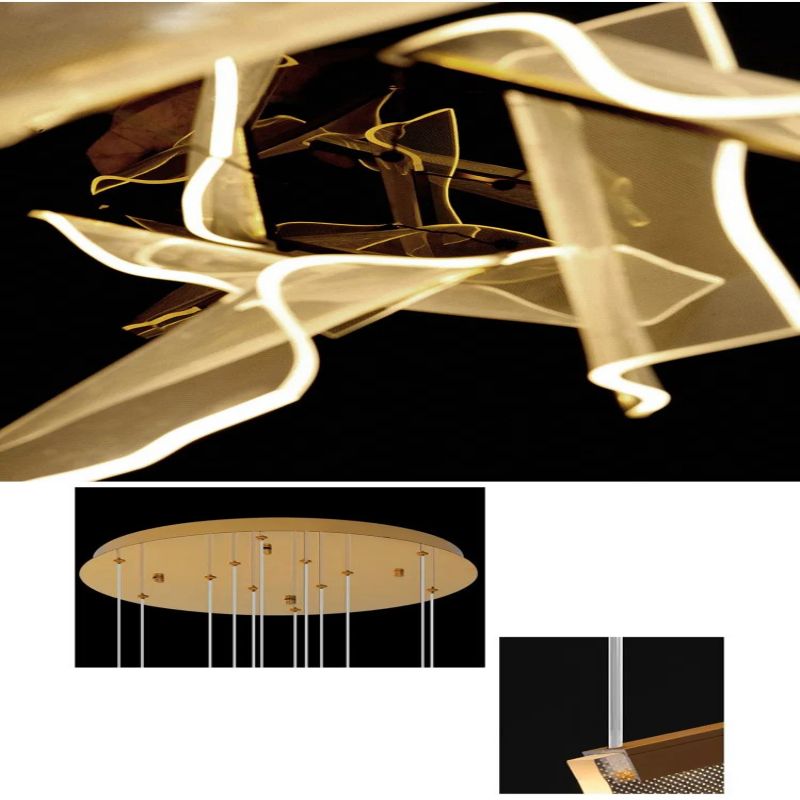 Acrylic Modern Branch  Chandelier Ceiling  Light