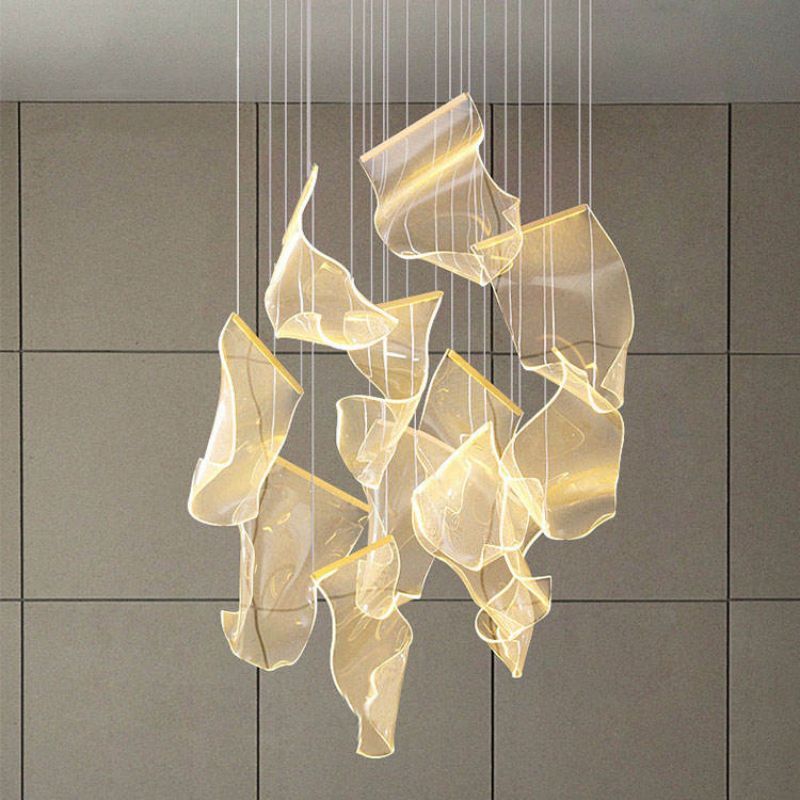 Acrylic Modern Branch  Chandelier Ceiling  Light