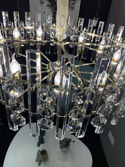 Clara  Round Crystal Chandelier