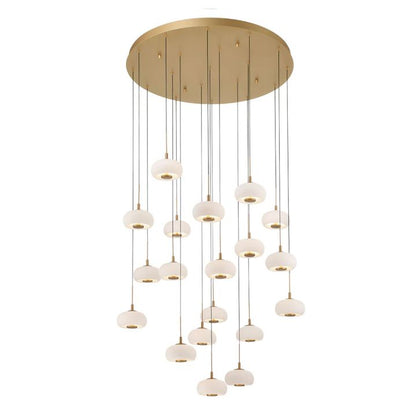 Lanchey  Round 19 Lights LED Chandelier