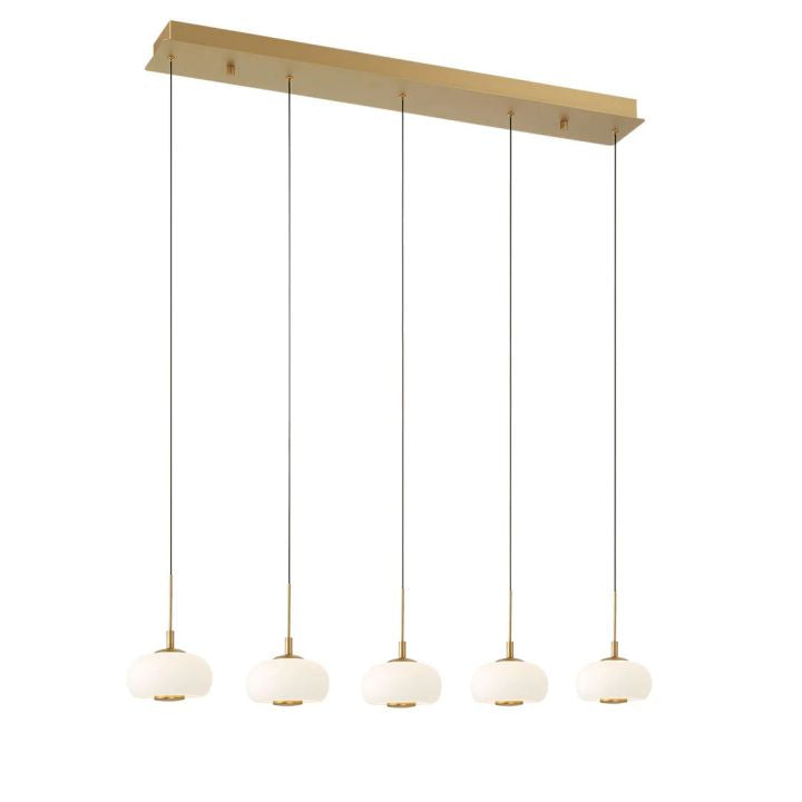 Lanchey Linear 5 Lights  LED Chandelier