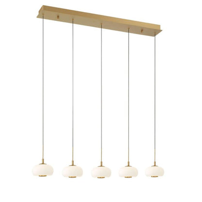 Lanchey Linear 5 Lights  LED Chandelier