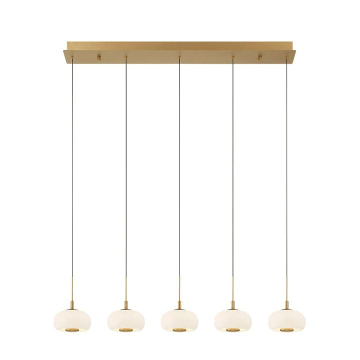 Lanchey Linear 5 Lights  LED Chandelier
