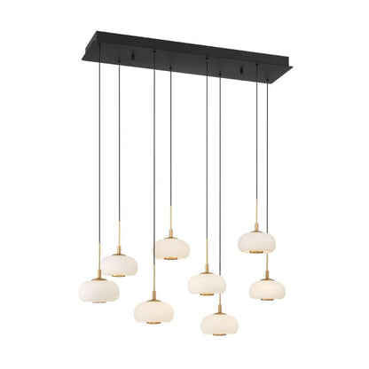 Lanchey Rectangular 8 Lights  LED Chandelier