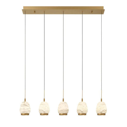 Limy Linear LED Alabaster Chandelier