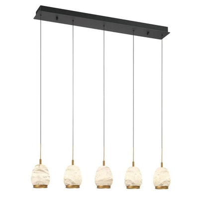 Limy Linear LED Alabaster Chandelier