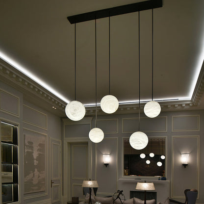 Alabaster Zilia Sphere Group  Pendant Chandelier